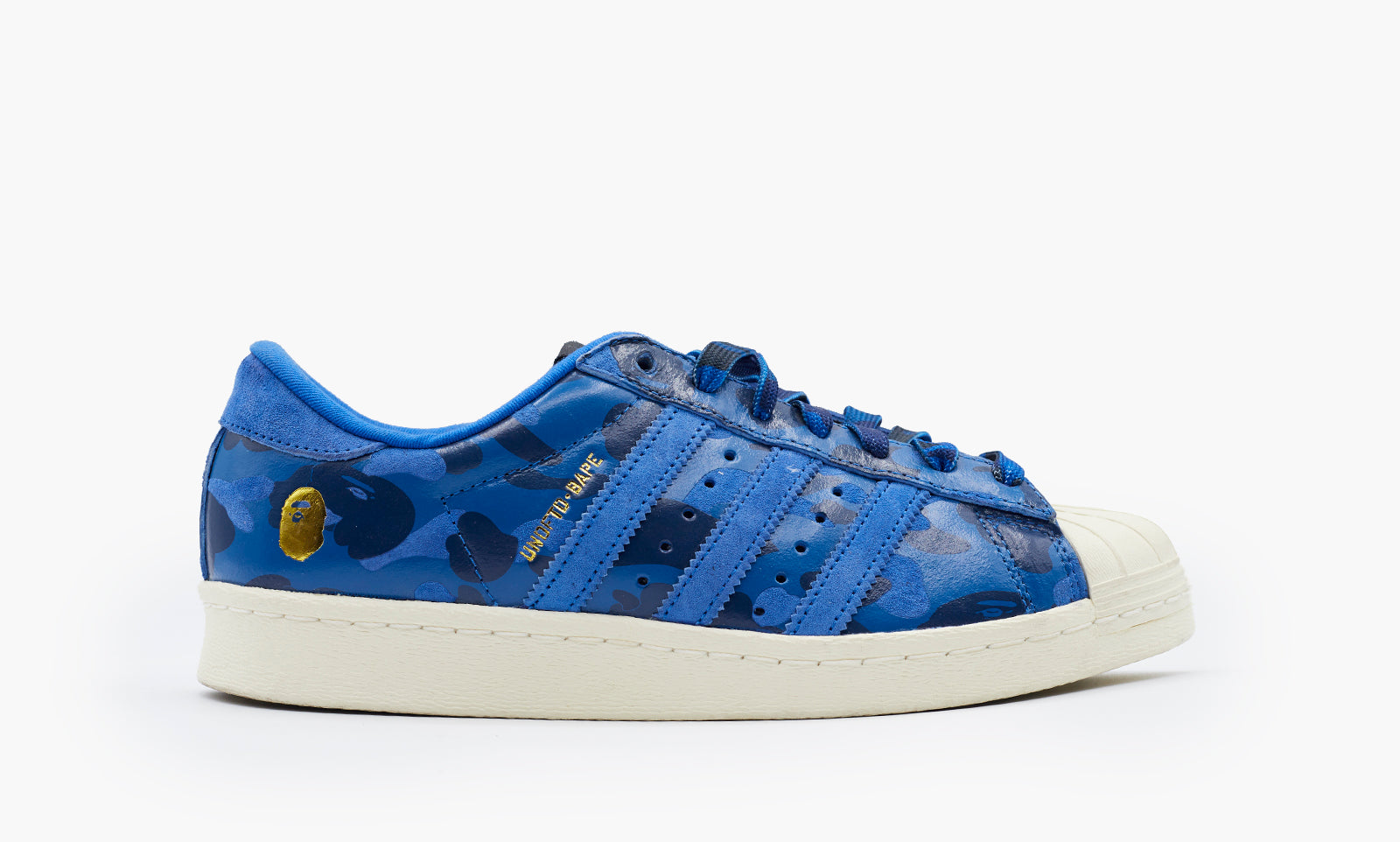 veterano Omitido gas Adidas Superstar 80s Undefeated Bape Blue Camo | PRE-OWNED | Archive  Sneakers