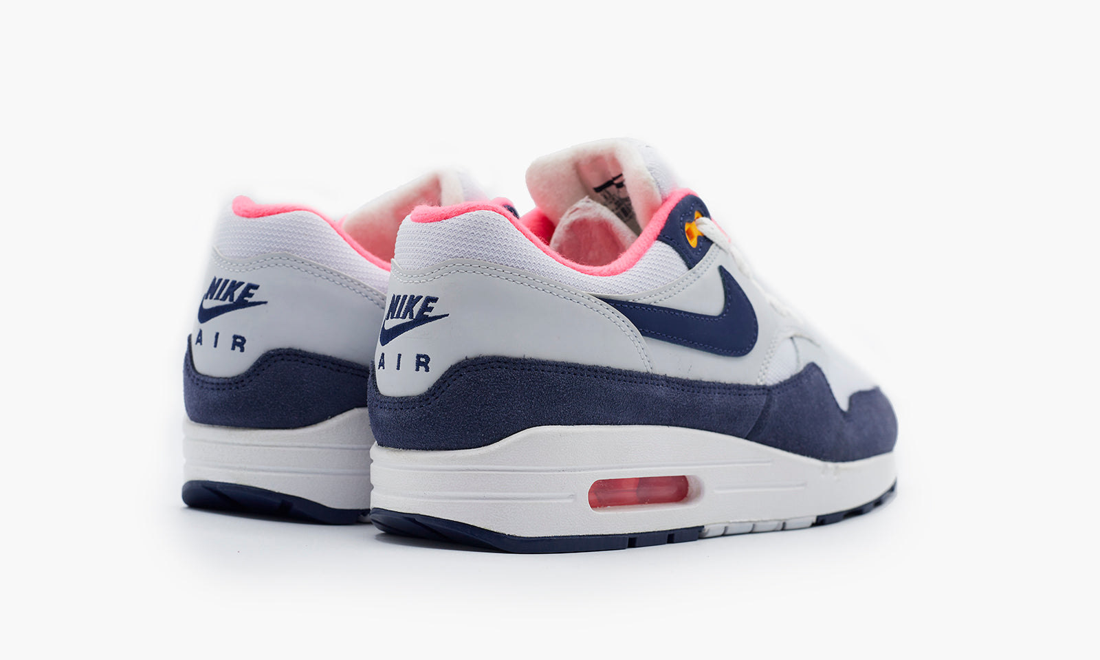 Stevenson padre Arturo Nike Air Max 1 Pure Platinum Midnight Navy Racer Pink (W) | PRE-OWNED |  Archive Sneakers