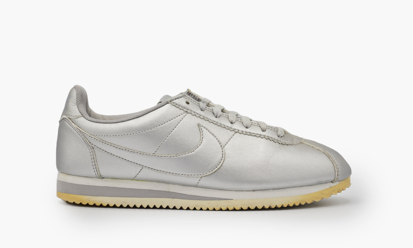 Classic Cortez Leather Metal Silver Wmns | PRE-OWNED Archive