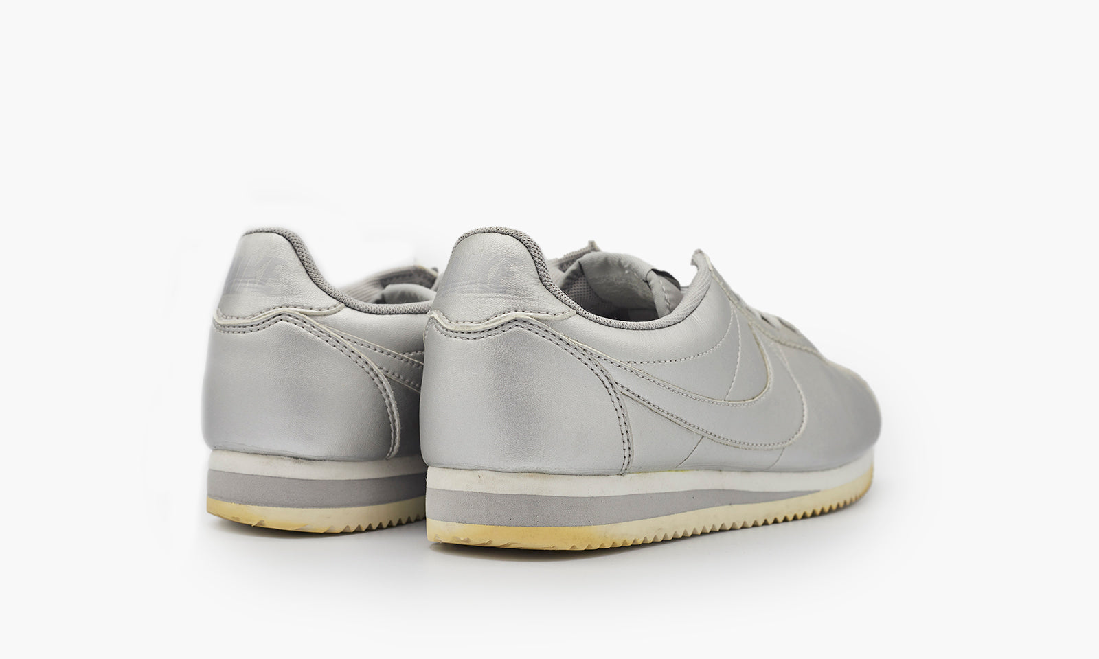 Classic Cortez Leather Metal Silver Wmns | PRE-OWNED Archive