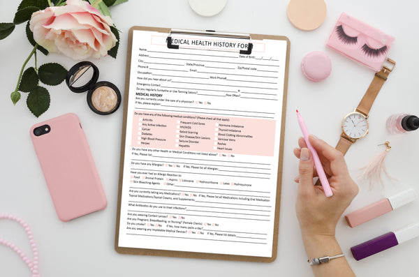 Client Medical History Form