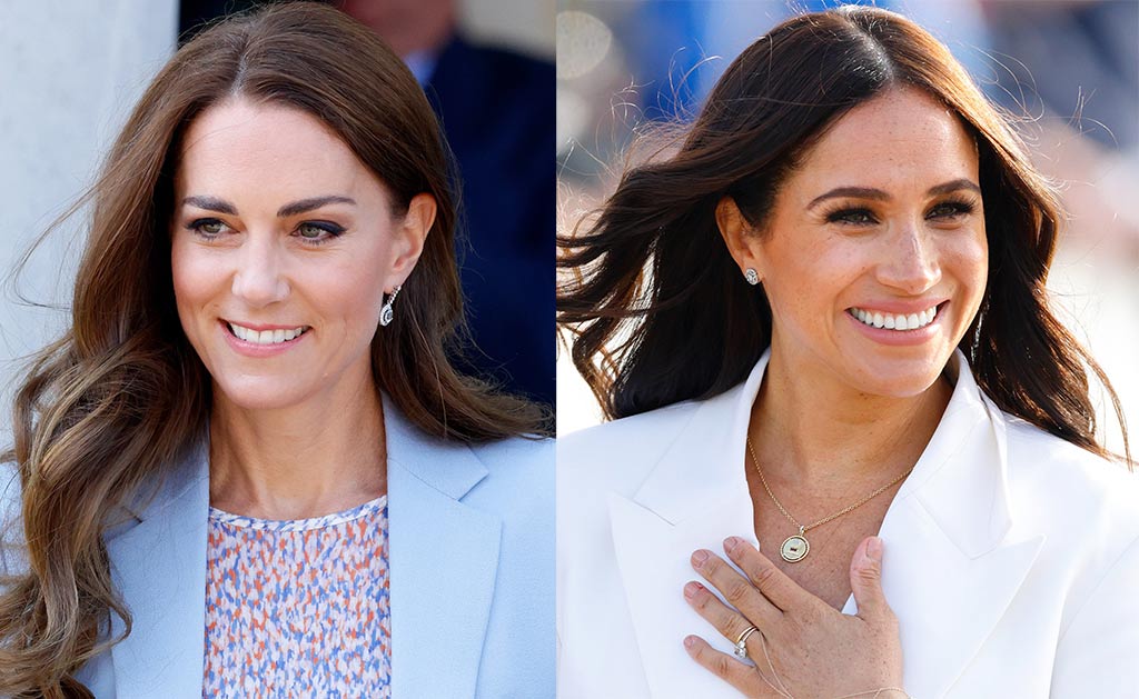 Princess Kate vs Duchess Meghan earring style