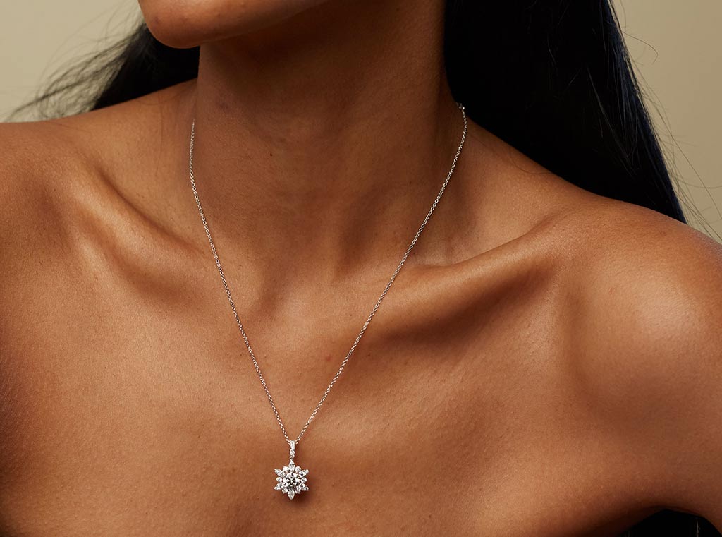 Lab Diamond Star Necklace