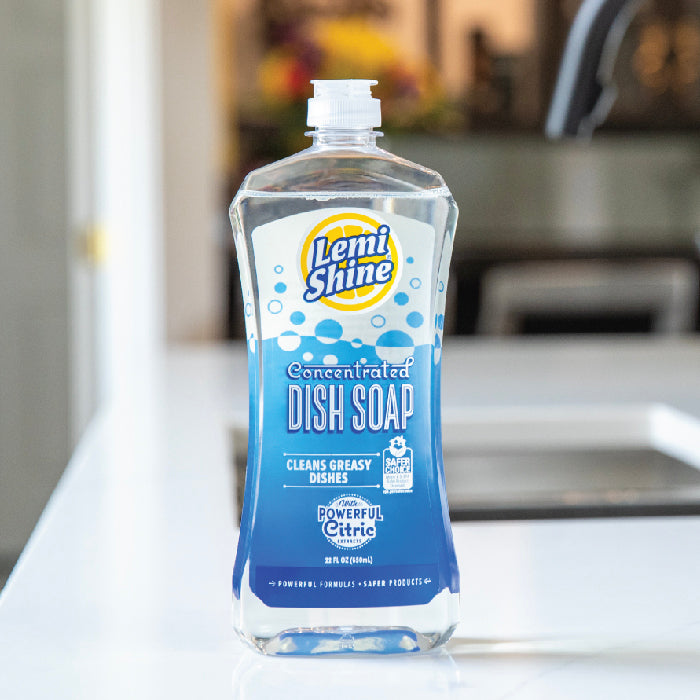 Grease Cutting Liquid Dish Soap Safe and Effective Lemi Shine®