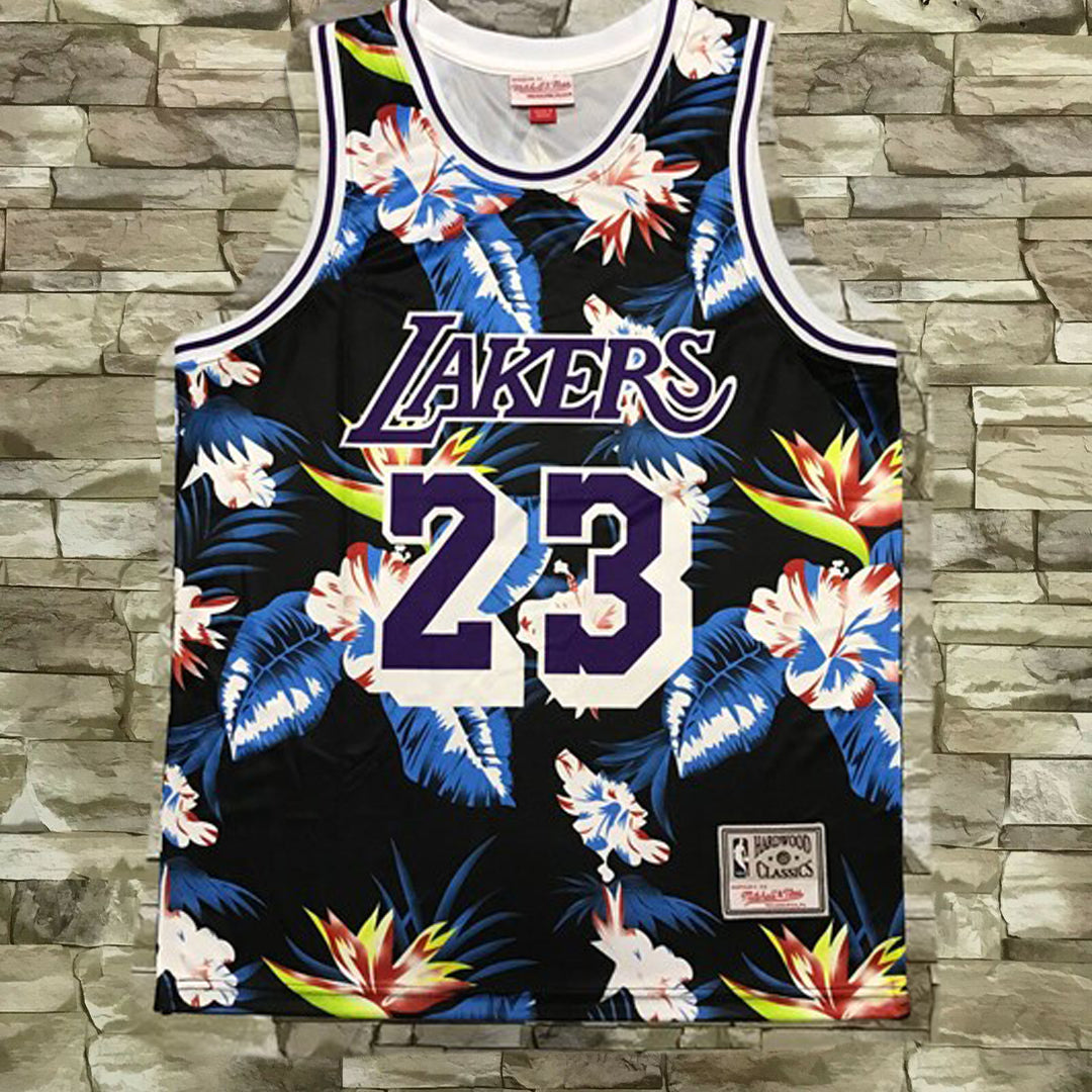 lakers flower jersey