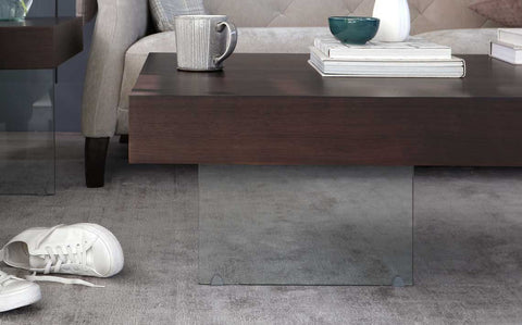 Aria Small Dark Walnut Coffee Table