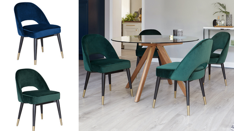 Clover Velvet Dining Chairs