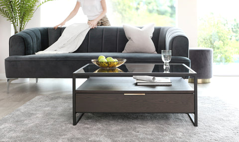 Denver Dark Oak Storage Coffee Table