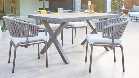 Rio Dining Table and Ivy Dining Chairs