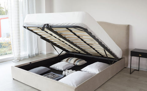 Easy access storage within the beds