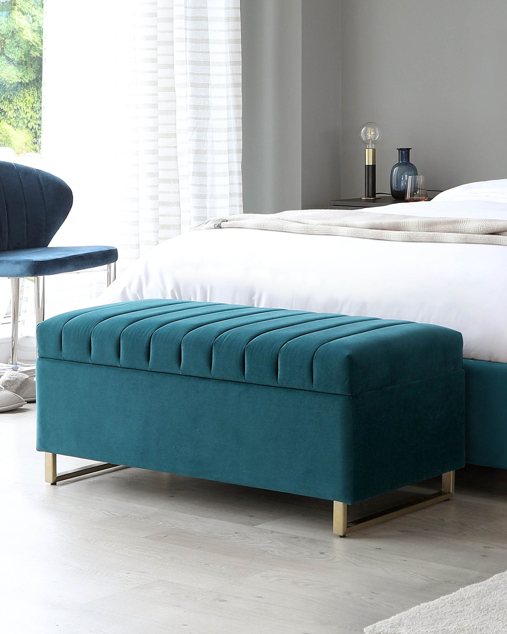 Featured image of post Blue Velvet Storage Bench / Product titlehomepop fulton velvet storage bench, multiple colors.