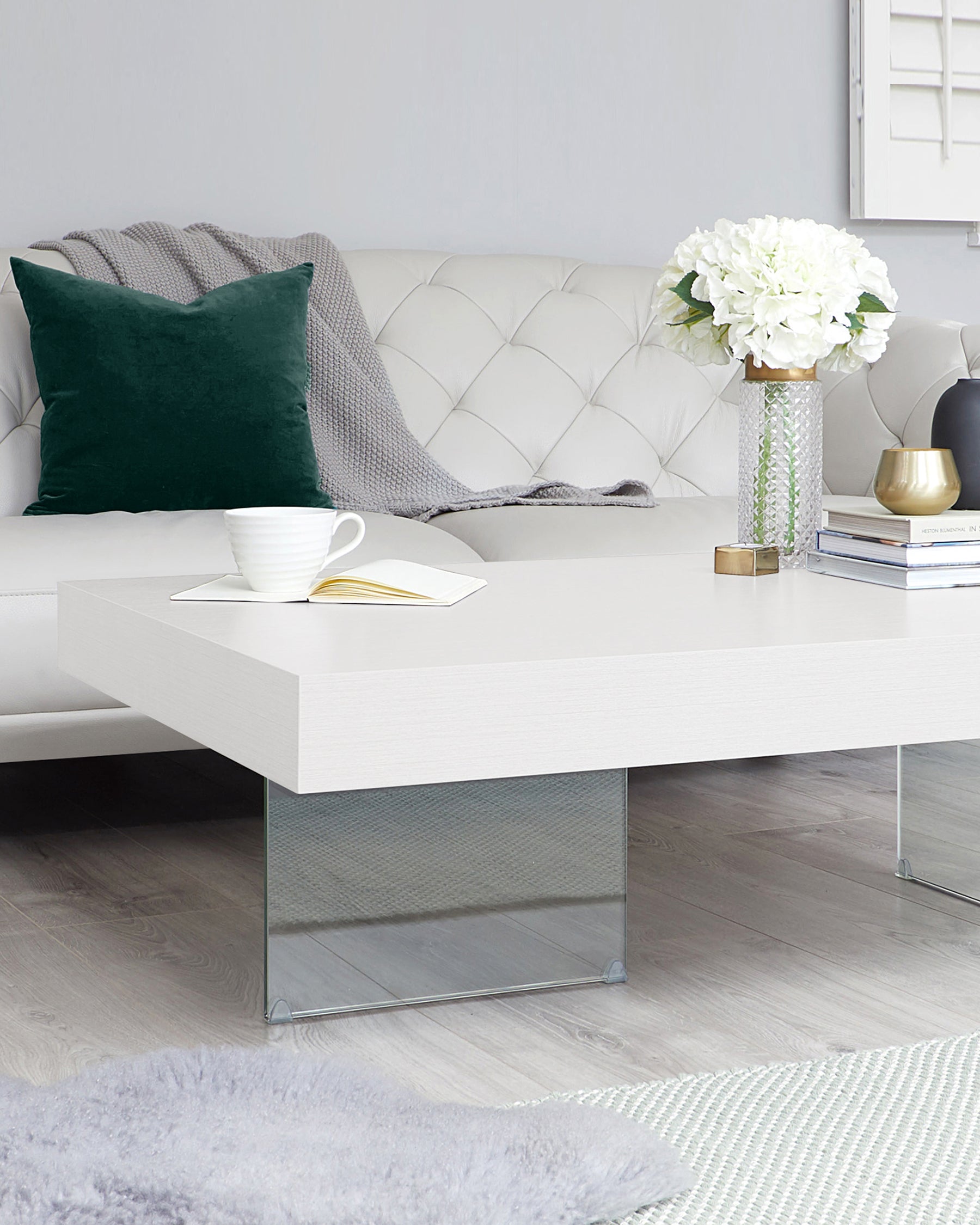 white coffee tables