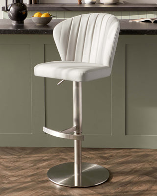 Form Stainless Steel Grey Breakfast Bar Stools from Danetti