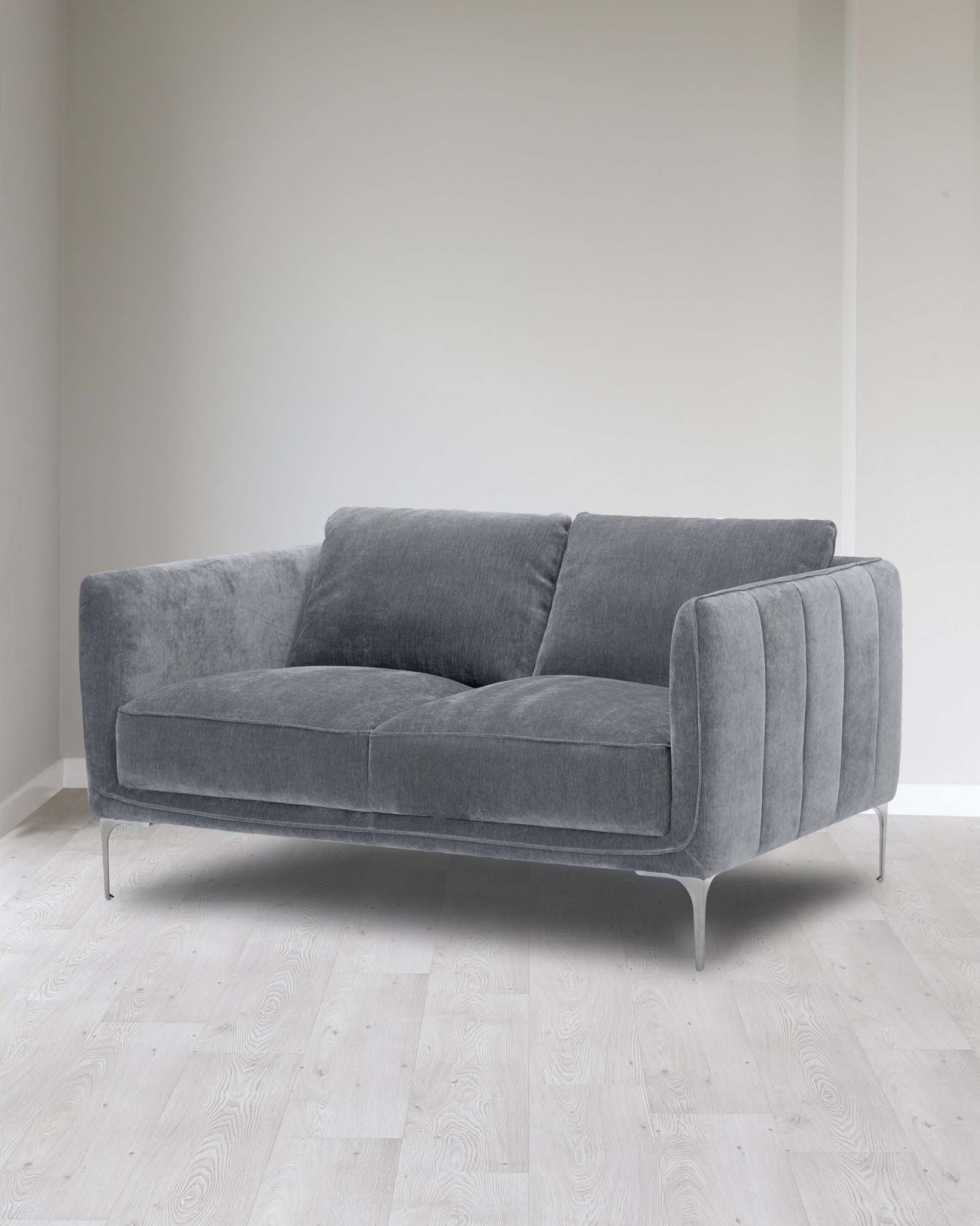Margot 2 Seater Grey Fabric Sofa | Danetti