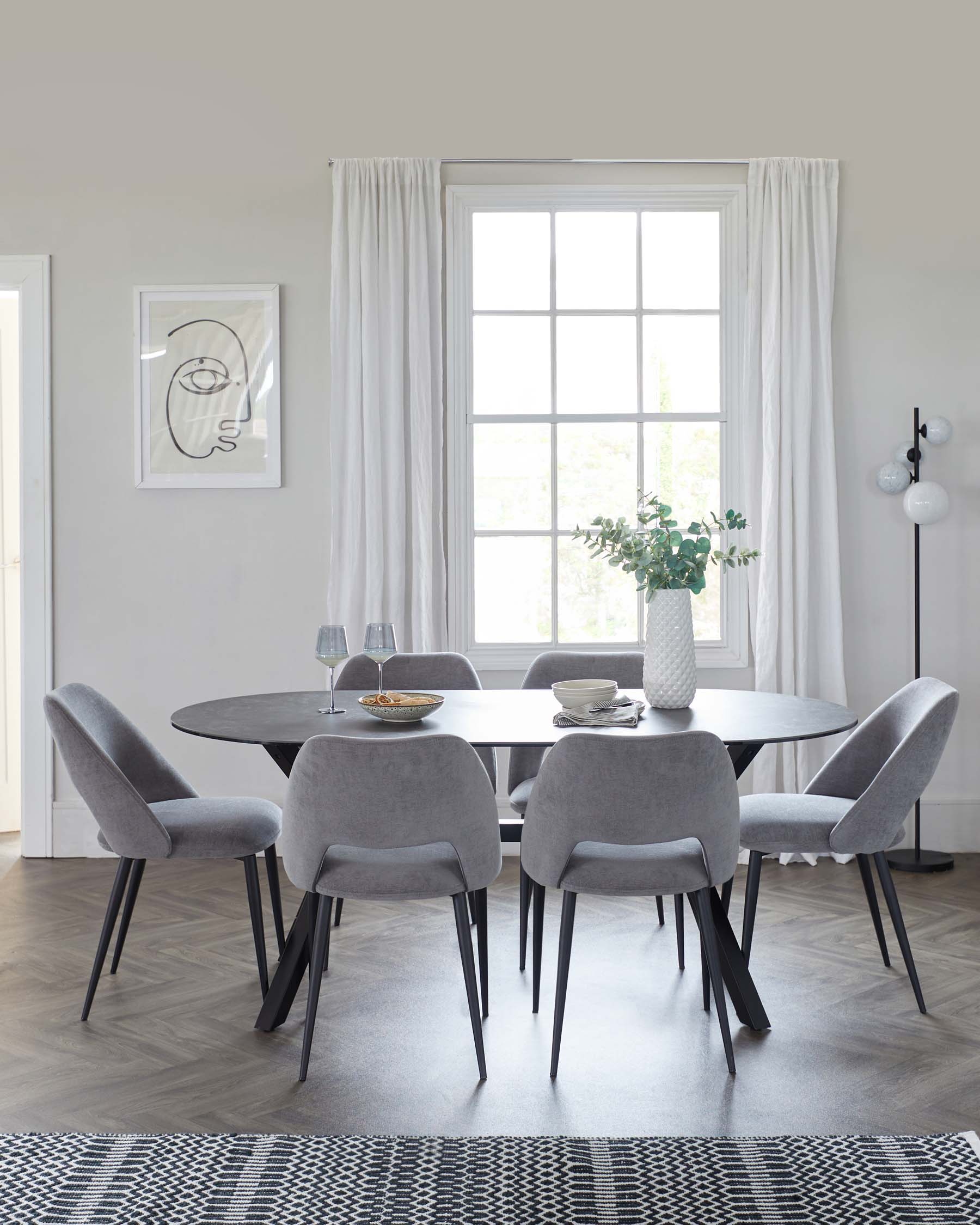 Danetti dining table and shop chairs