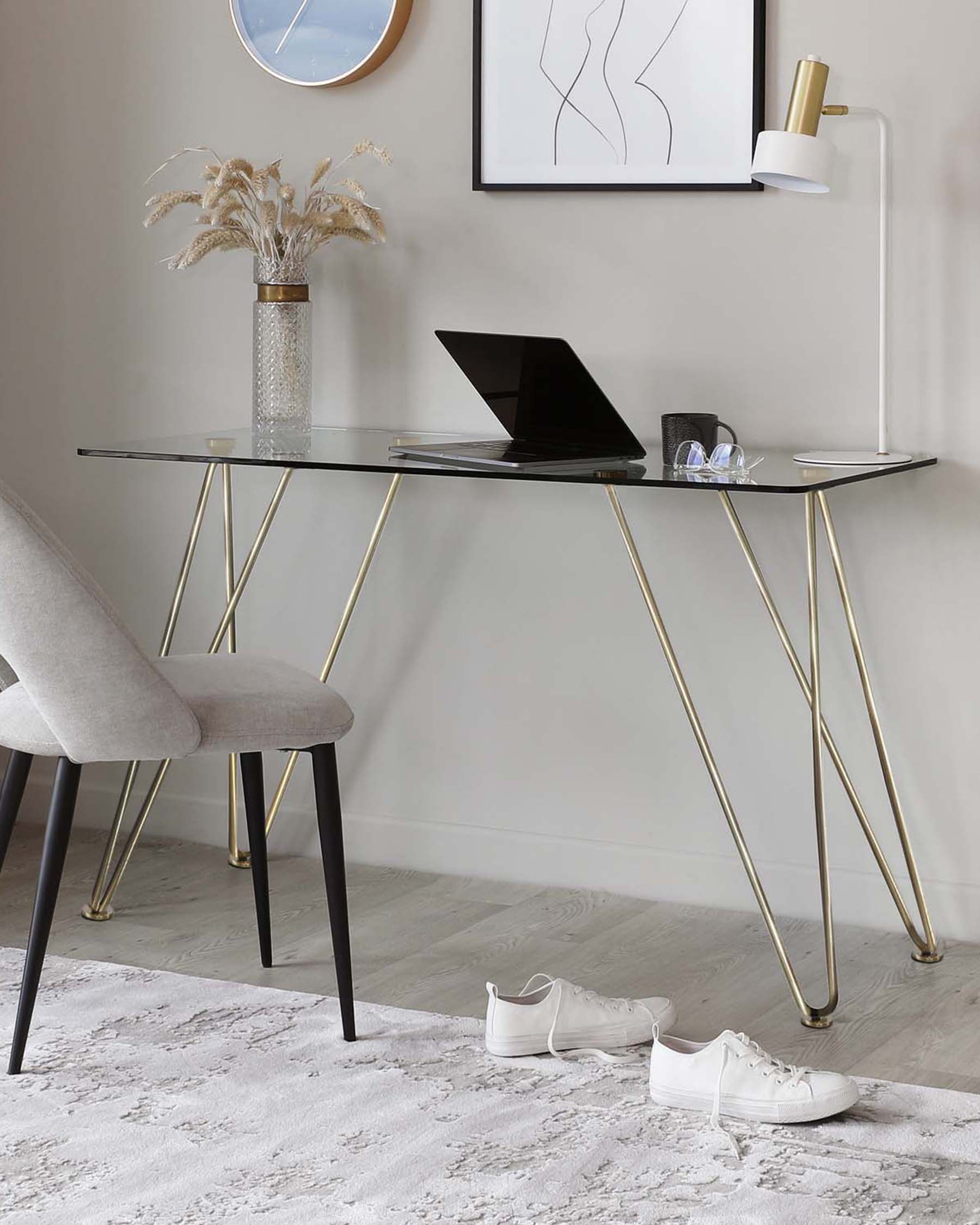 Sleek wooden clearance desk