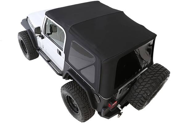 Smittybilt 1997-2006 Jeep Wrangler TJ Soft Top Premium Canvas OEM  Replacement With Tinted Windows 9974235 | AutoPartsToys