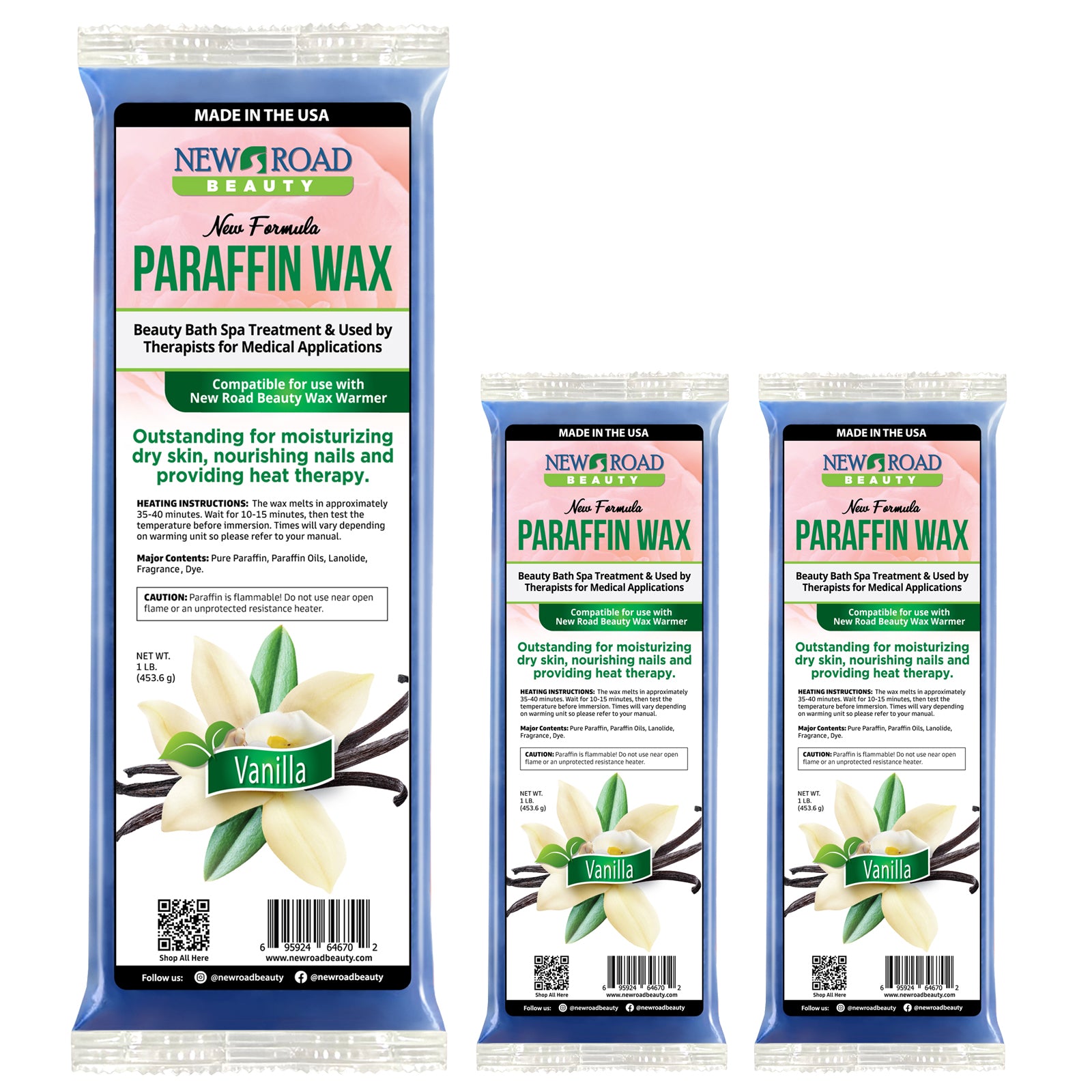 Lavender Paraffin Wax Spa Treatment 3-Pack