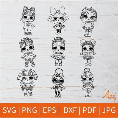 Free Free 333 Black Lol Surprise Dolls Svg SVG PNG EPS DXF File