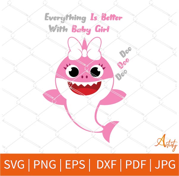 Free Free 189 Baby Shark Outline Svg SVG PNG EPS DXF File