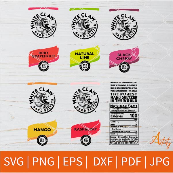Download White Claw Bundle Svg White Claw Wrap Svg Beer Svg White Claw Pn Articty