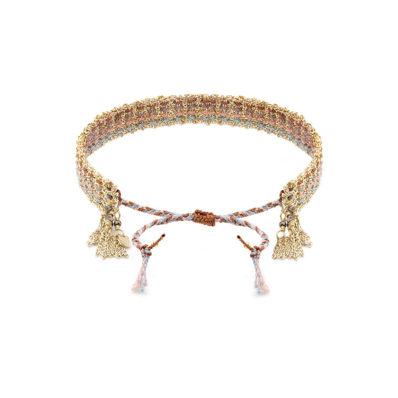 1I010 DOUBLE WRAP BRACELET  GOLD – Marie Laure Chamorel