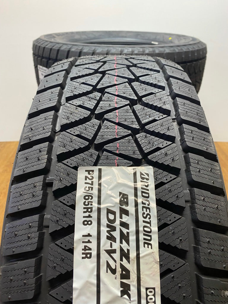 275/65/18 Bridgestone Blizzak DM-V2 Winter tires – R&T Sales