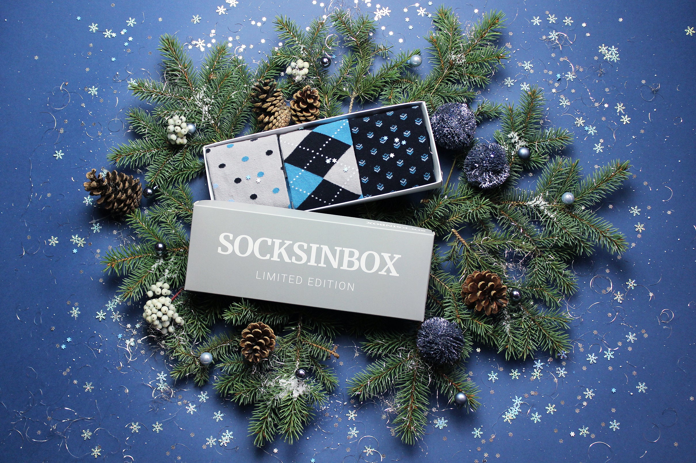 SocksInBox ponožky k Vánocům