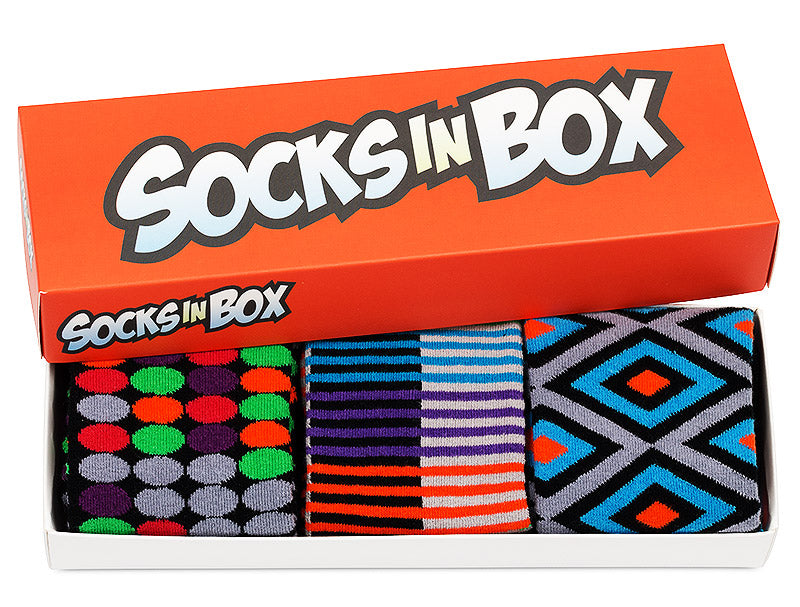 Barevné ponožky SocksInBox Flashy