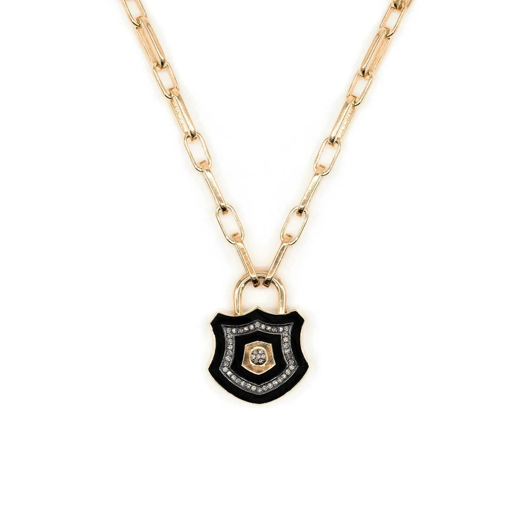 Diamond-Black-Enamel-Chunky-Lock-Necklace.webp__PID:8cdcd192-bee6-4004-ad72-80d739656763