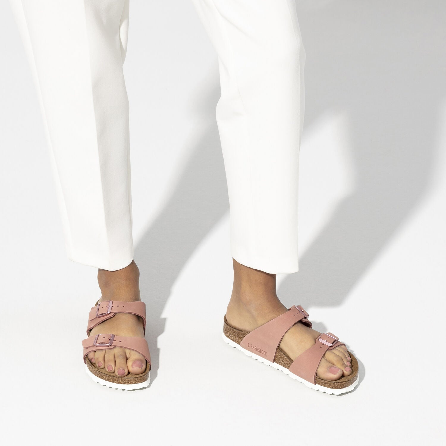 birkenstock sydney rose gold