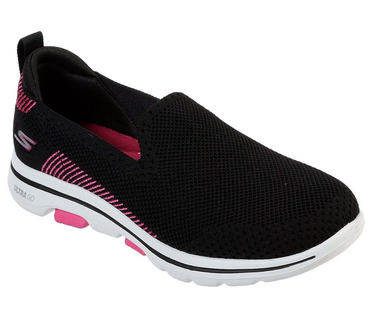 Skechers Go Walk 5 Prized Black Pink 
