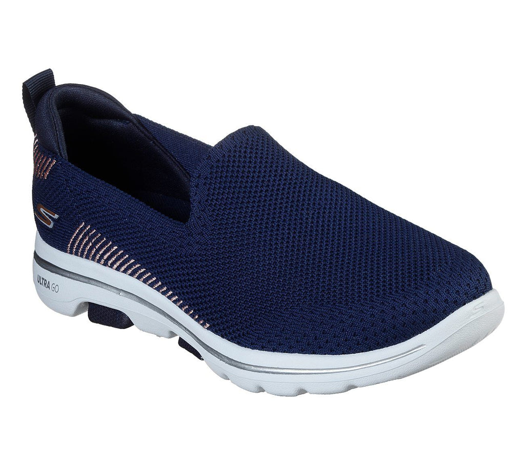 Skechers Go Walk 5 Prized Navy Sneakers – Bstore
