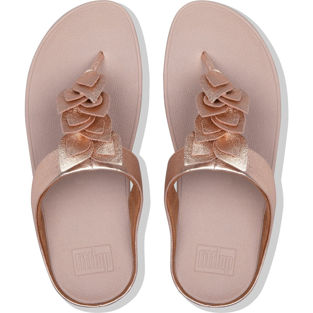 fitflop fino rose gold