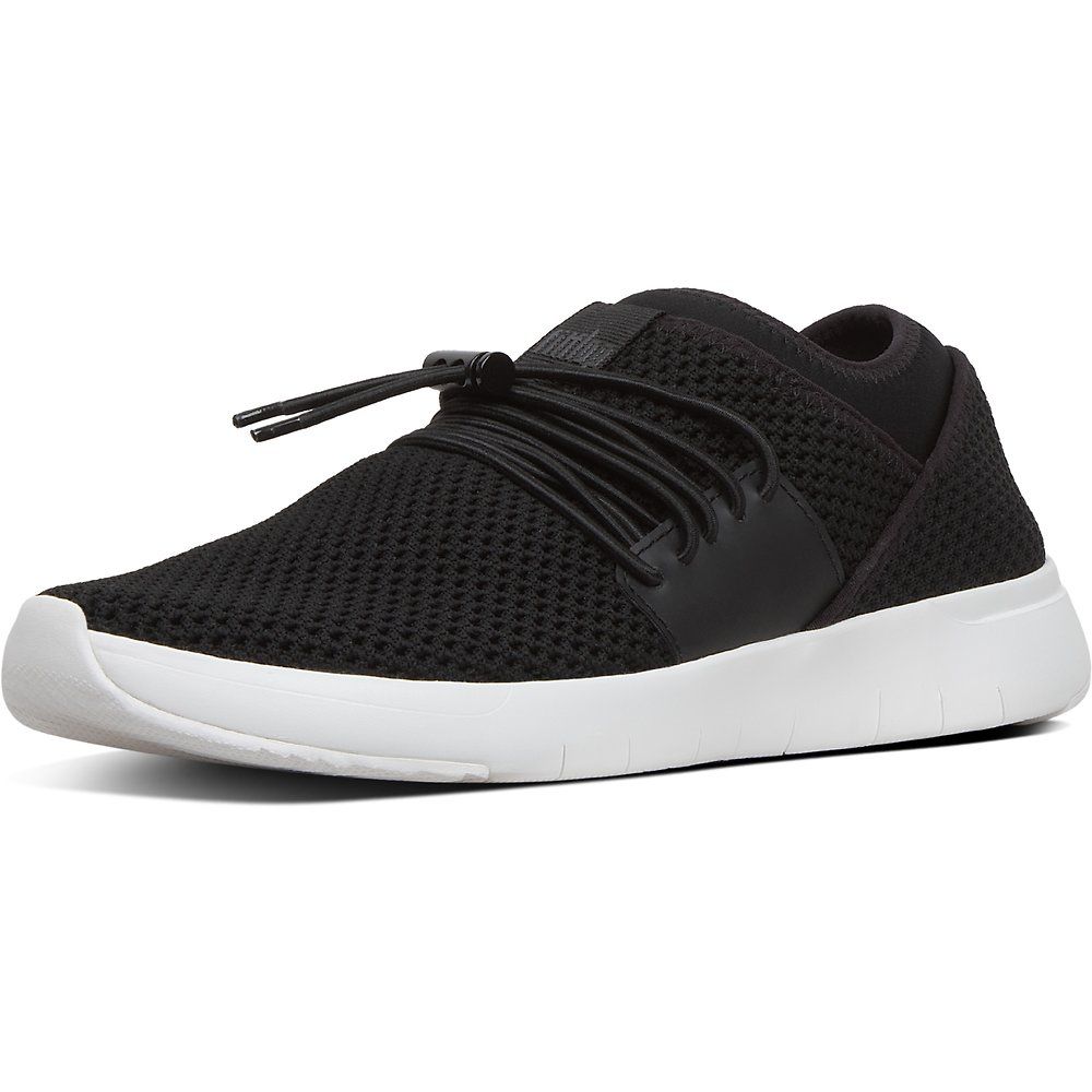 fitflop stripe knit sneakers