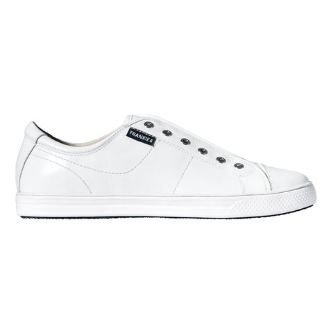 white orthotic sneakers