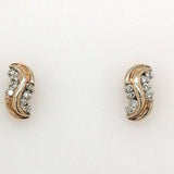 9ct .25ct diamond earrings