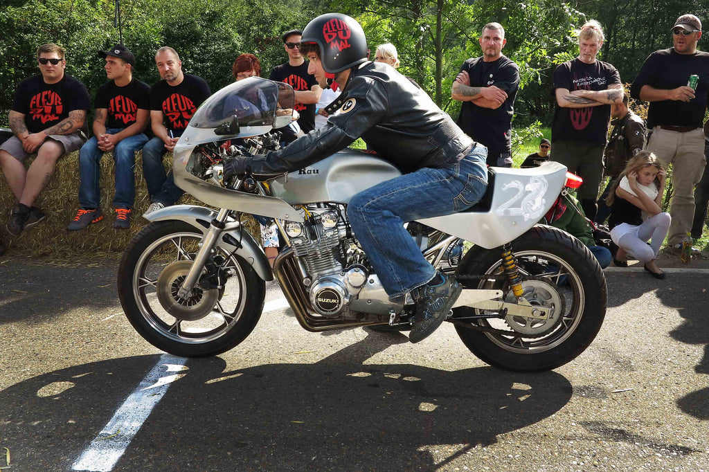 Guy Martin on the startline at Glemseck 101