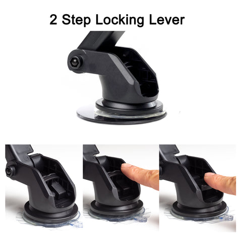One Touch Car Phone Mount Holder Installation
