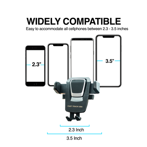 One Touch Car Phone Mount Holder Widely Compatible