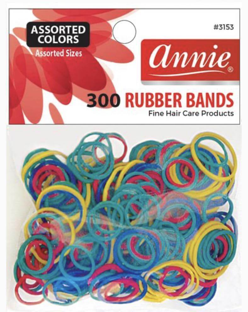 White Rubber Bands (300)