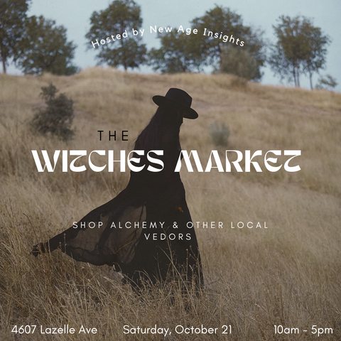 Promotional poster for Witches Market in Terrace, BC