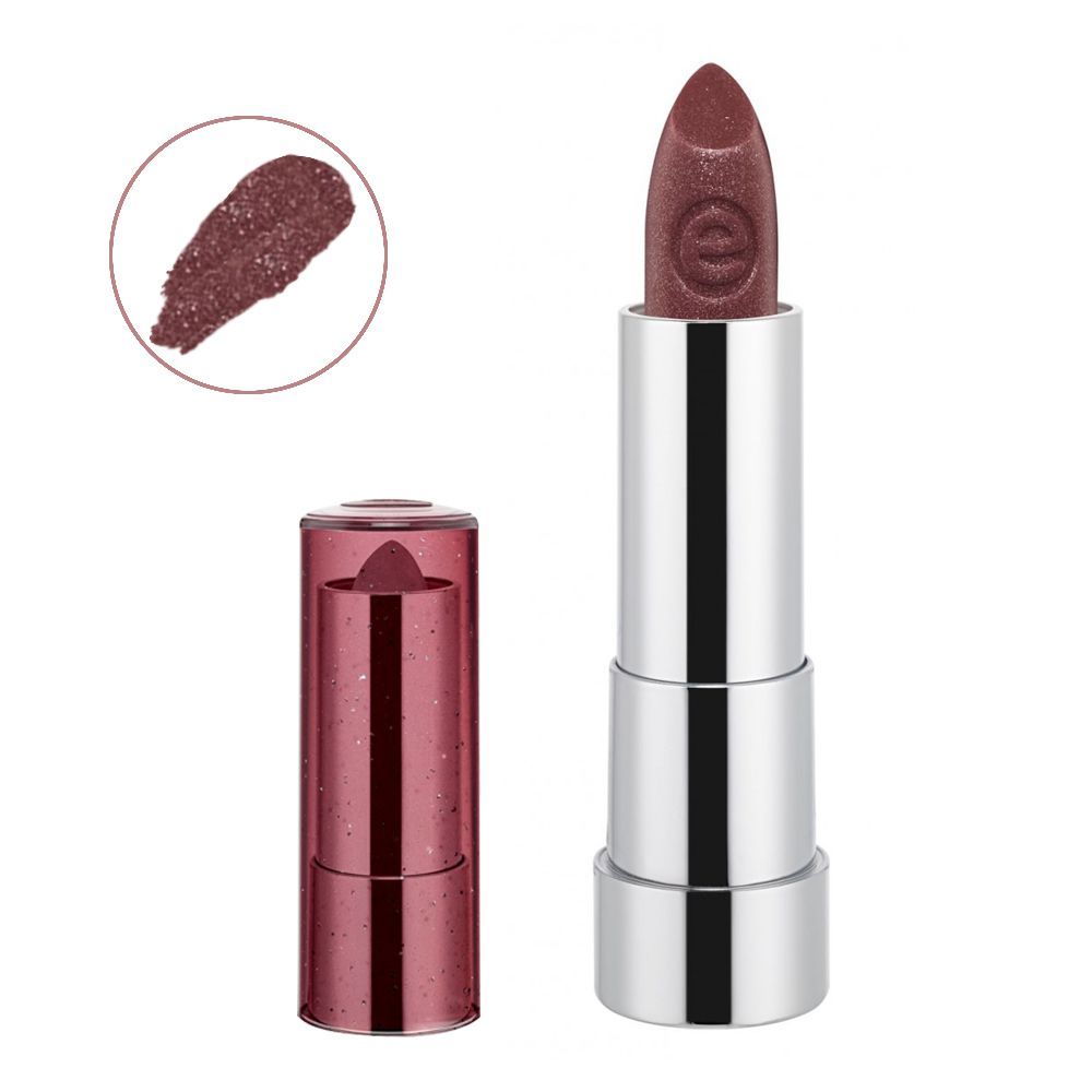 Buy Essence Sheer & Shine Prisma Glow Lipstick - 18 Maroon Gloom