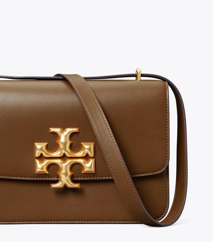 Buy Tory Burch Eleanor Vachetta Convertible Shoulder Bag In Brown - 88227