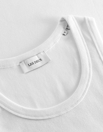 Les Deux MEN Arthur Tank Top T-Shirt 201201-White