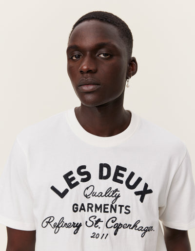 Les Deux MEN Barry T-Shirt T-Shirt 218218-Light Ivory