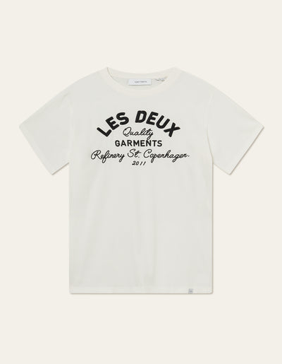 Les Deux MEN Barry T-Shirt T-Shirt 218218-Light Ivory