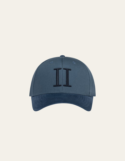 Les Deux CO-LAB Baseball Cap Encore Suede SMU Cap 435460-Dust Blue/Dark Navy