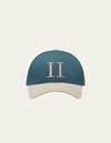 Les Deux MEN Baseball Cap Suede II Cap 560817-Pacific Ocean/Light Desert Sand