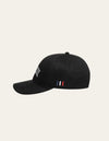 Les Deux MEN Blake Suede Baseball Cap 3.0 Cap 100215-Black/Ivory